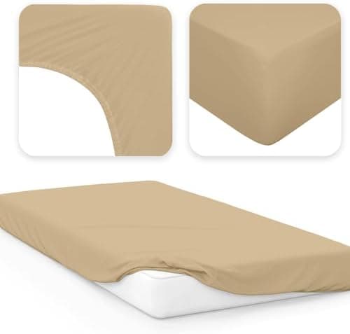 Jacobson Jersey-Spannbettlaken aus Baumwolle – OEKO-TEX STANDARD 100, 180x200–200x200 cm, Weiß