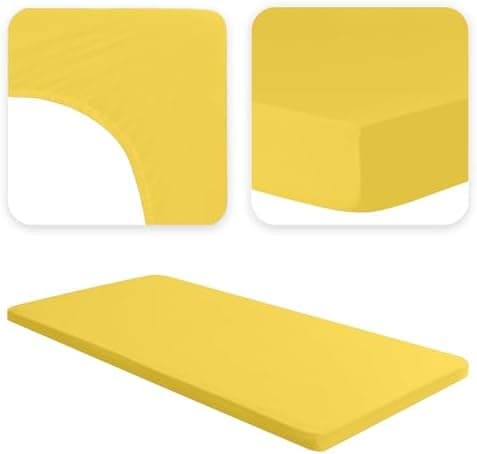 Jacobson Jersey-Spannbettlaken aus Baumwolle – OEKO-TEX STANDARD 100, 180x200–200x200 cm, Weiß