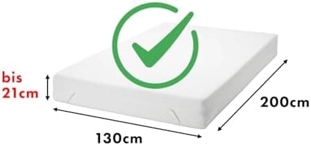 Jacobson Spannbettlaken 180×200 cm – GOTS‑zertifizierte Bio‑Baumwolle