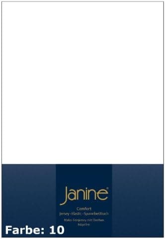 Janine Spannbettlaken Mako-Feinjersey Classic Jersey für Matratzen 180–200 x 200 cm