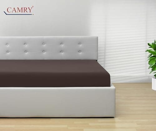 Camry Spannbettlaken 180x200–200x200 cm – Baumwoll‑Jersey Orange