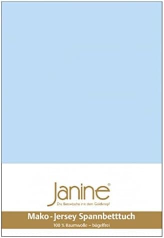 Janine Spannbettlaken Mako-Feinjersey Classic Jersey für Matratzen 180–200 x 200 cm