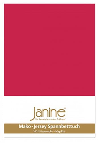 Janine Spannbettlaken Mako-Feinjersey Classic Jersey für Matratzen 180–200 x 200 cm