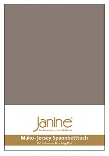 Janine Spannbettlaken Mako-Feinjersey Classic Jersey für Matratzen 180–200 x 200 cm