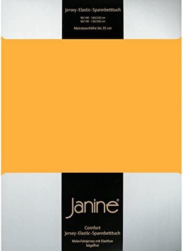 Janine Spannbettlaken Mako-Feinjersey Classic Jersey für Matratzen 180–200 x 200 cm