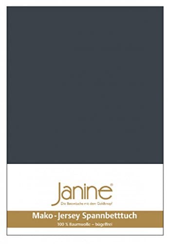 Janine Spannbettlaken Mako-Feinjersey Classic Jersey für Matratzen 180–200 x 200 cm