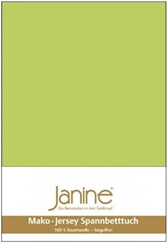 Janine Spannbettlaken Mako-Feinjersey Classic Jersey für Matratzen 180–200 x 200 cm