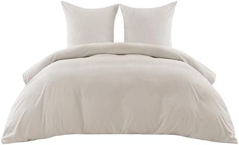 BEDSURE Bettwäsche 135x200 4‑teilig – Weiches Baumwoll‑Feeling Bettwäsche‑Set 135 x 200 cm, inkl. 2 Kissenbezüge 80x80,