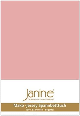 Janine Spannbettlaken Mako-Feinjersey Classic Jersey für Matratzen 180–200 x 200 cm