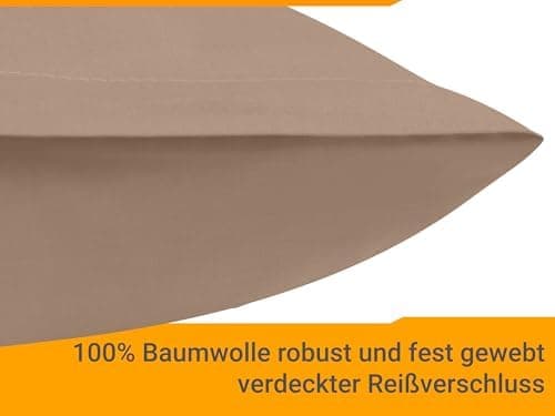 Doppelpack Baumwoll-Kissenbezüge 40 x 15 cm – Navyblau, schlichtes modernes Design