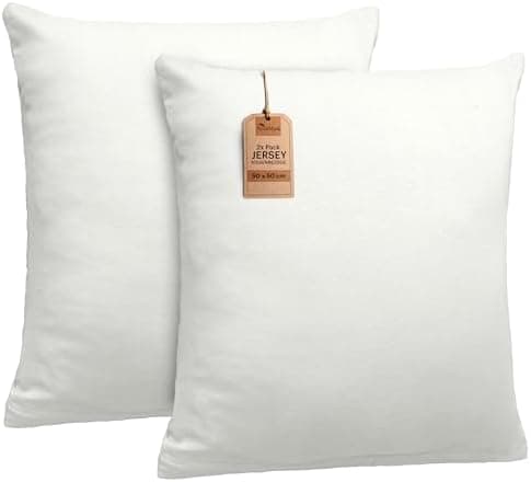 NatureMark Jersey Kissenbezüge – weich & atmungsaktiv, hautfreundlich – 40x40 cm, Anthrazit