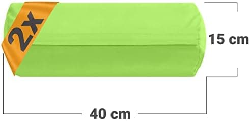 Doppelpack Baumwoll-Kissenbezüge 40 x 15 cm – Navyblau, schlichtes modernes Design