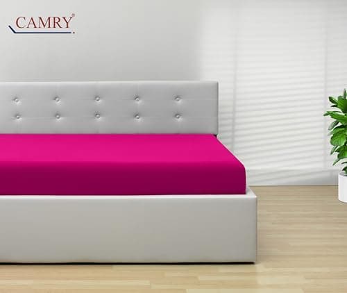 Camry Spannbettlaken 180x200–200x200 cm – Baumwoll‑Jersey Orange
