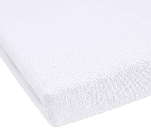 NatureMark Spannbettlaken / Spannbetttuch 100% Baumwolle, anthrazit – 90 x 200 bis 100 x 200 cm