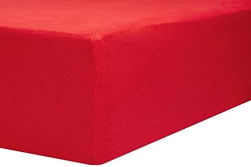 AVANTGARDE Spannbettlaken 180x200–200x220 cm, 40 cm Steg – 100% Jersey-Baumwolle 170 g/m², OEKO-TEX – passend für Boxspr