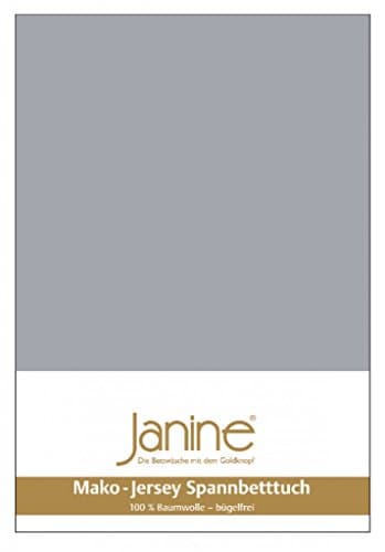 Janine Spannbettlaken Mako-Feinjersey Classic Jersey für Matratzen 180–200 x 200 cm