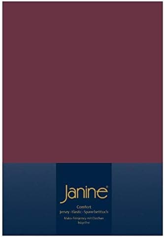 Janine Spannbettlaken Mako-Feinjersey Classic Jersey für Matratzen 180–200 x 200 cm