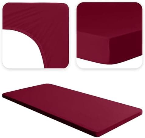Jacobson Jersey-Spannbettlaken aus Baumwolle – OEKO-TEX STANDARD 100, 180x200–200x200 cm, Weiß