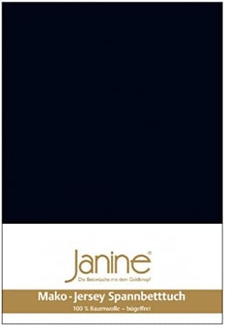 Janine Spannbettlaken Mako-Feinjersey Classic Jersey für Matratzen 180–200 x 200 cm