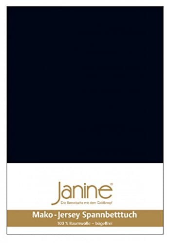 Janine Spannbettlaken Mako-Feinjersey Classic Jersey für Matratzen 180–200 x 200 cm