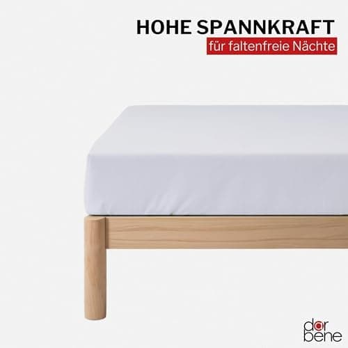 Spannbettlaken 140x200 cm – Jersey Baumwolle, Oeko‑TEX zertifiziert