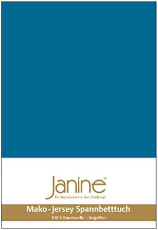 Janine Spannbettlaken Mako-Feinjersey Classic Jersey für Matratzen 180–200 x 200 cm