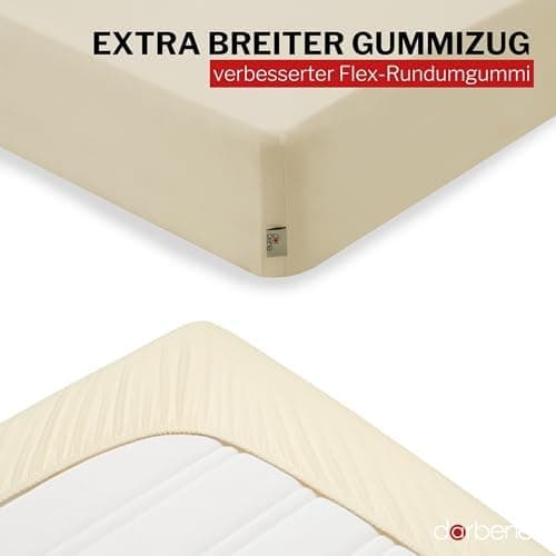 Spannbettlaken 140x200 cm – Jersey Baumwolle, Oeko‑TEX zertifiziert