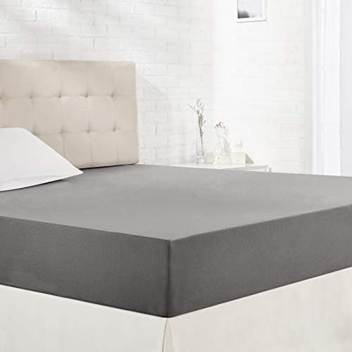 Amazon Basics Spannbettlaken – 100% Baumwolle (Jersey), 120 x 200 cm für Matratzen bis 30 cm