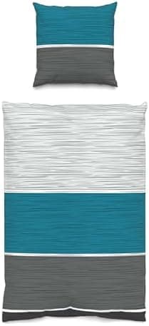 LARAWELL Bettwäsche-Set 135x200 Baumwolle