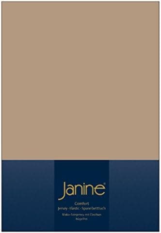 Janine Spannbettlaken Mako-Feinjersey Classic Jersey für Matratzen 180–200 x 200 cm