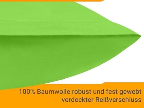 Doppelpack Baumwoll-Kissenbezüge 40 x 15 cm – Navyblau, schlichtes modernes Design