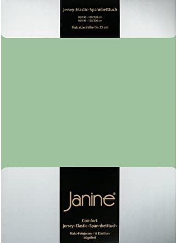 Janine Spannbettlaken Mako-Feinjersey Classic Jersey für Matratzen 180–200 x 200 cm