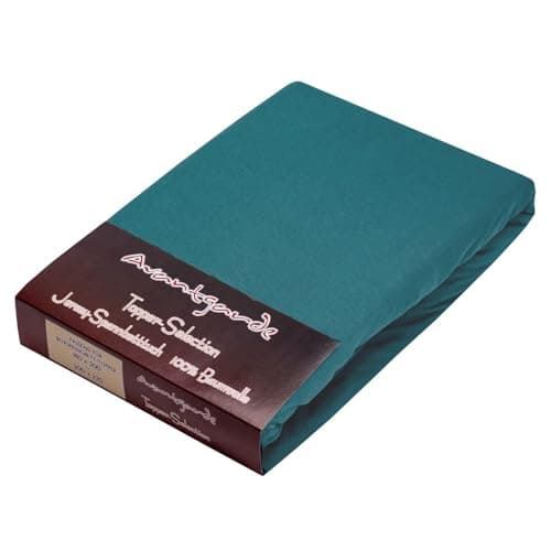 AVANTGARDE Spannbettlaken 180x200–200x220 cm, 40 cm Steg – 100% Jersey-Baumwolle 170 g/m², OEKO-TEX – passend für Boxspr