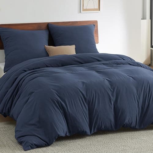 BEDSURE Bettwäsche 135x200 4‑teilig – Weiches Baumwoll‑Feeling Bettwäsche‑Set 135 x 200 cm, inkl. 2 Kissenbezüge 80x80,