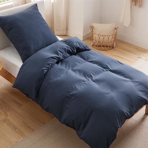 BEDSURE Bettwäsche 135x200 4‑teilig – Weiches Baumwoll‑Feeling Bettwäsche‑Set 135 x 200 cm, inkl. 2 Kissenbezüge 80x80,