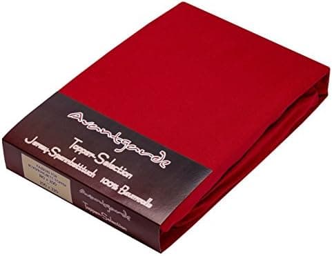 AVANTGARDE Spannbettlaken 180x200–200x220 cm, 40 cm Steg – 100% Jersey-Baumwolle 170 g/m², OEKO-TEX – passend für Boxspr