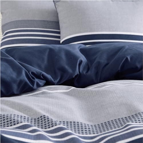 BEDSURE Bettwäsche-Set 135x200 (4-teilig) – Wendebettwäsche OEKO-TEX STANDARD 100 mit Reißverschluss, 2×80x80 Kissenbezü