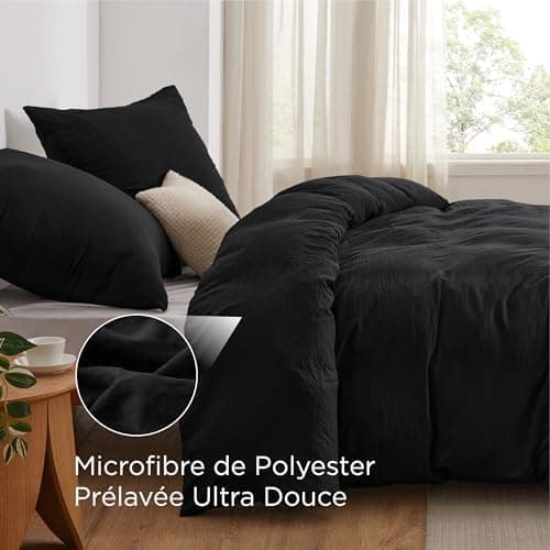 BEDSURE Bettwäsche 135x200 4‑teilig – Weiches Baumwoll‑Feeling Bettwäsche‑Set 135 x 200 cm, inkl. 2 Kissenbezüge 80x80,