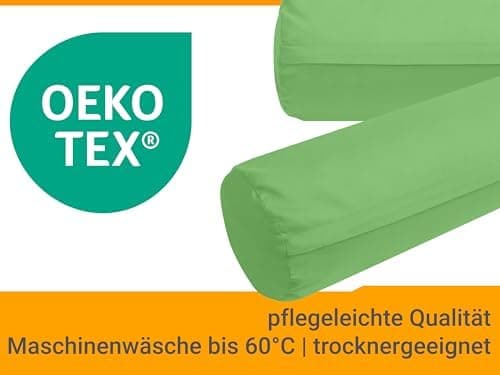 Doppelpack Baumwoll-Kissenbezüge 40 x 15 cm – Navyblau, schlichtes modernes Design