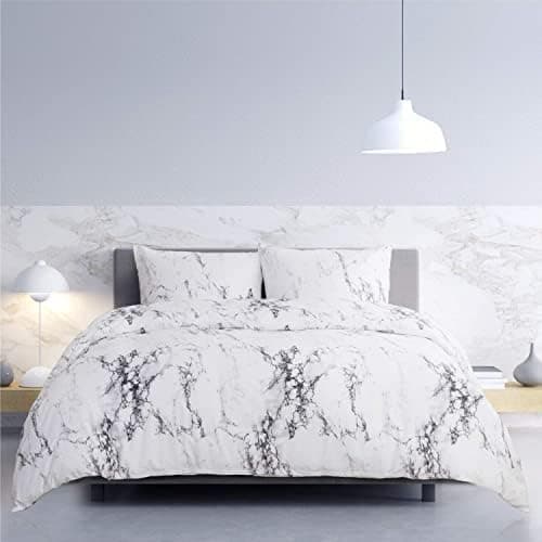 BEDSURE Bettwäsche-Set 135x200 (4-teilig) – Wendebettwäsche OEKO-TEX STANDARD 100 mit Reißverschluss, 2×80x80 Kissenbezü