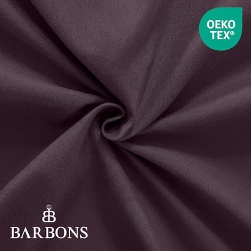 BARBONS Spannbettlaken 140x200 cm – 100% Baumwolle Jersey, für Boxspringbett & Matratzen bis 27 cm – Hellgrau