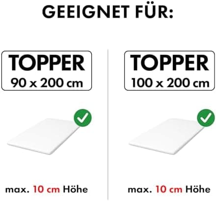 Jacobson Premium Spannbettlaken Jersey 200 g/m² – XL Überlänge für Matratzengrößen 140×200–160×220 cm, Natur