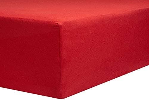 AVANTGARDE Spannbettlaken 180x200–200x220 cm, 40 cm Steg – 100% Jersey-Baumwolle 170 g/m², OEKO-TEX – passend für Boxspr
