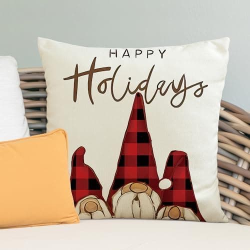 4er Set Kissenbezüge Weihnachten 40×80 cm – festliche Kissenhüllen für Sofa & Wohnzimmer