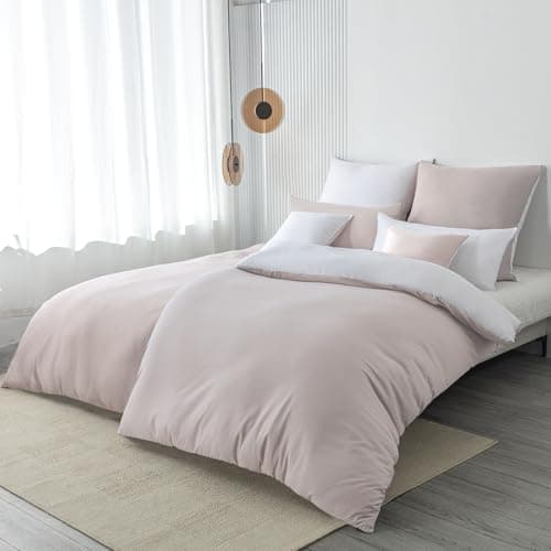 Kissenbezug 40x80 cm 2er Set – 100% Mikrofaser Beige, weich & bügelfrei mit Reißverschluss