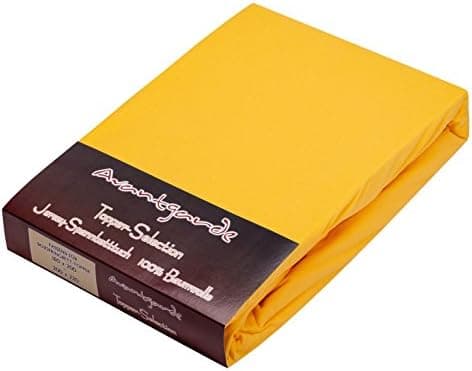 AVANTGARDE Spannbettlaken 180x200–200x220 cm, 40 cm Steg – 100% Jersey-Baumwolle 170 g/m², OEKO-TEX – passend für Boxspr