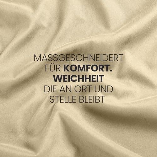 Utopia Bedding Spannbettlaken 180×200 cm – Grau, gebürstete Polyester‑Mikrofaser, OEKO‑TEX zertifiziert