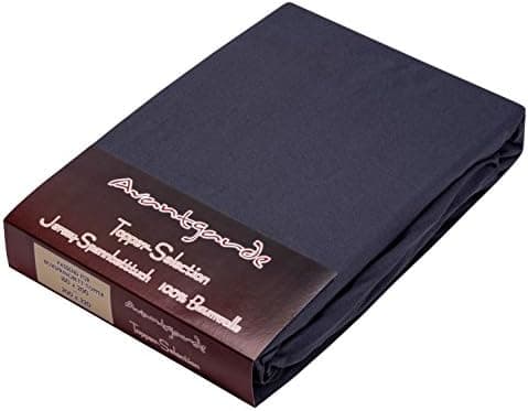 AVANTGARDE Spannbettlaken 180x200–200x220 cm, 40 cm Steg – 100% Jersey-Baumwolle 170 g/m², OEKO-TEX – passend für Boxspr