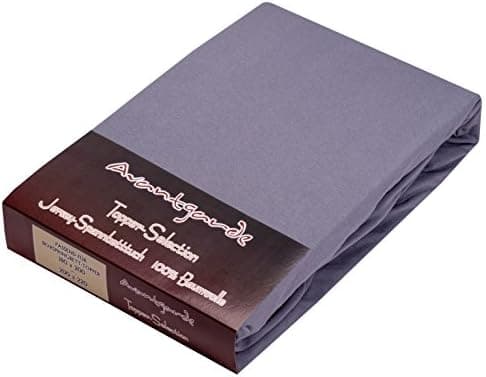 AVANTGARDE Spannbettlaken 180x200–200x220 cm, 40 cm Steg – 100% Jersey-Baumwolle 170 g/m², OEKO-TEX – passend für Boxspr