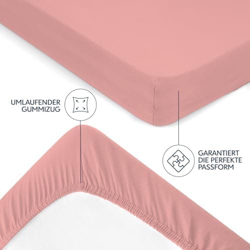 Dreamzie Spannbettlaken 70 x 200 cm – 100% Jersey‑Baumwolle, 150 g/m², OEKO‑TEX® STANDARD 100 – Anthrazit